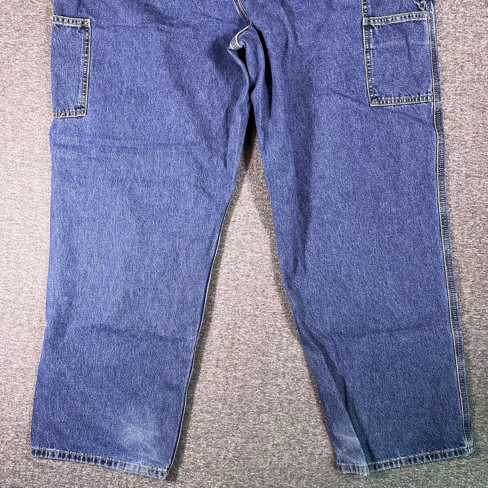 Carhartt B13 DPS Carpenter Jeans Men 41x31 Blue Loose Fit Workwear Utility Denim - Picture 12 of 14